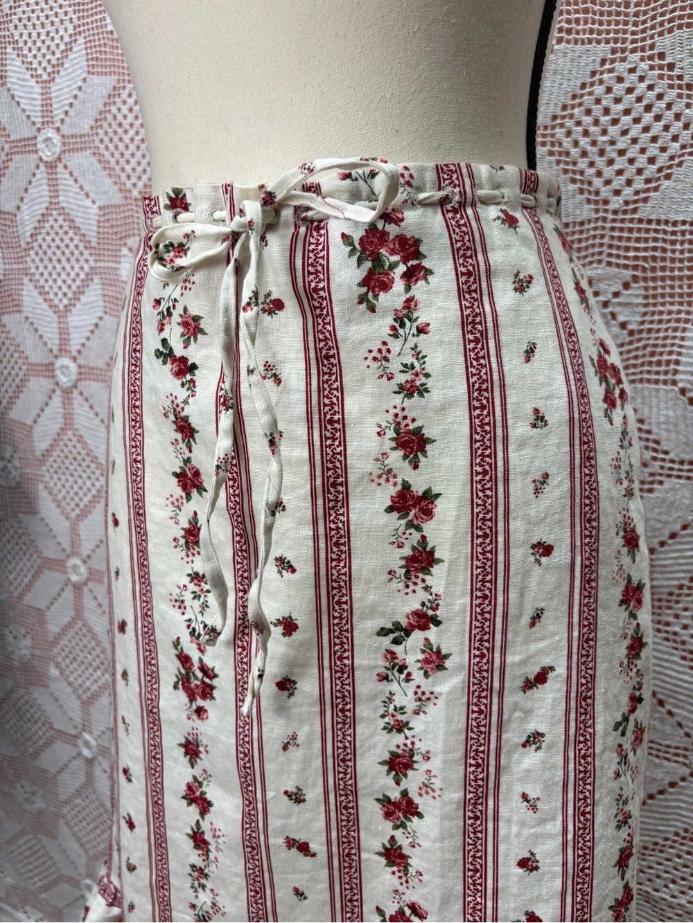 Joie Linen Blend Floral Maxi Skirt XS | Cottagecore Prairie - Picture 2 of 11